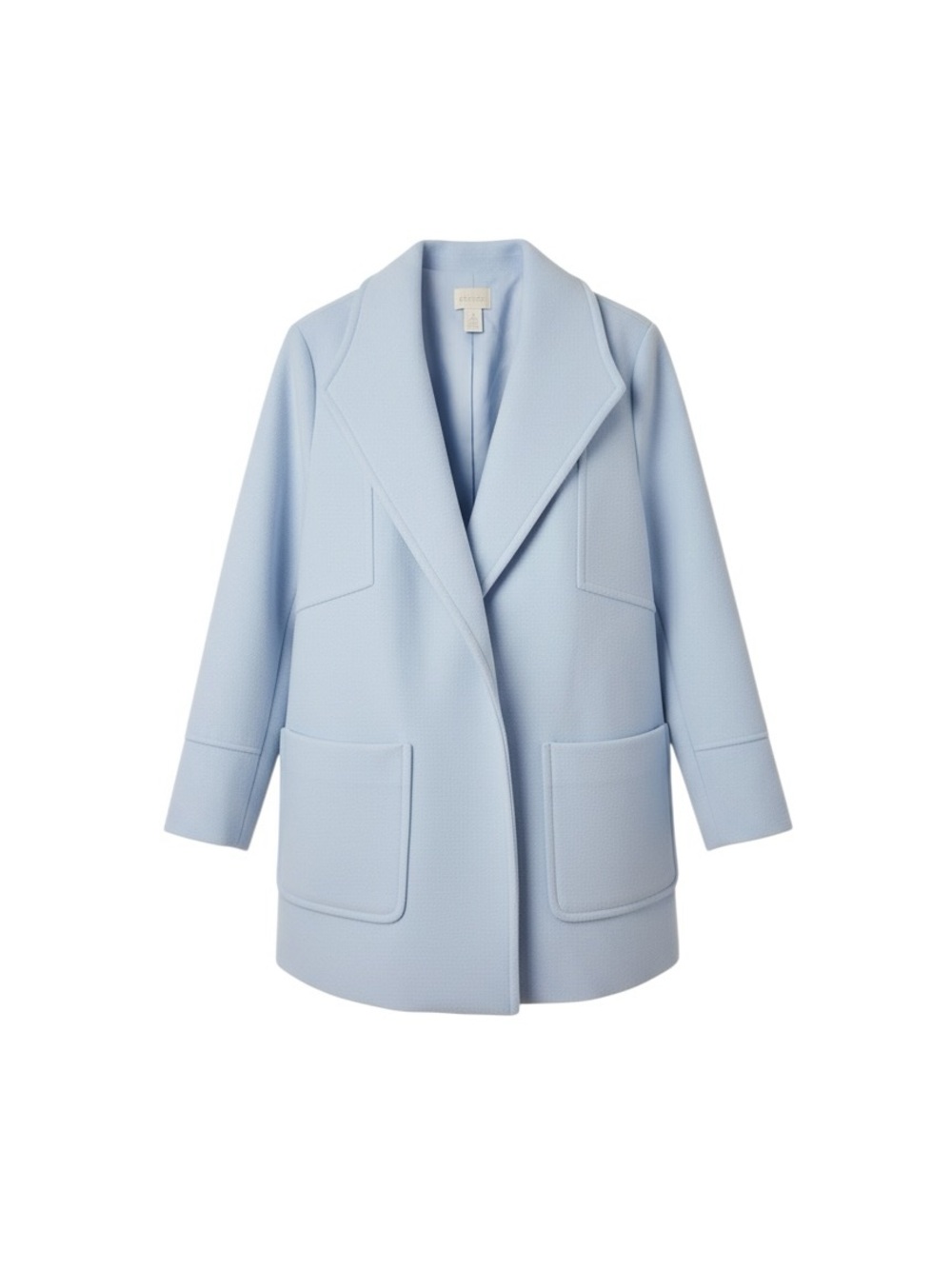 Chico's Pale Blue Open-Front Blazer Jacket